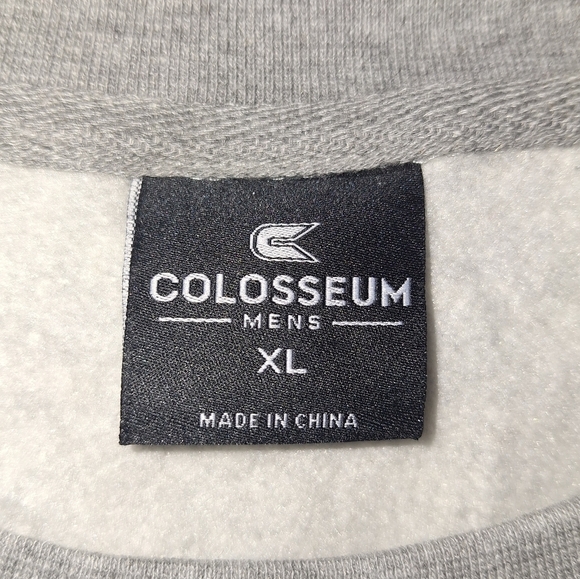 A Colosseum Official Gonzaga Gray Sweatshirt In A Mens Size XL. NWT. - Picture 2 of 11
